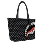Sharks In Paris Balloon Black Tote Bag