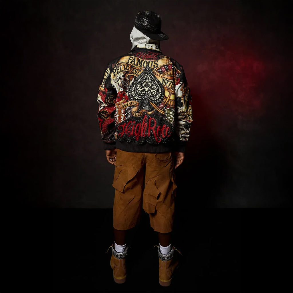 Chaqueta de cuero "High Rollers" para hombre
