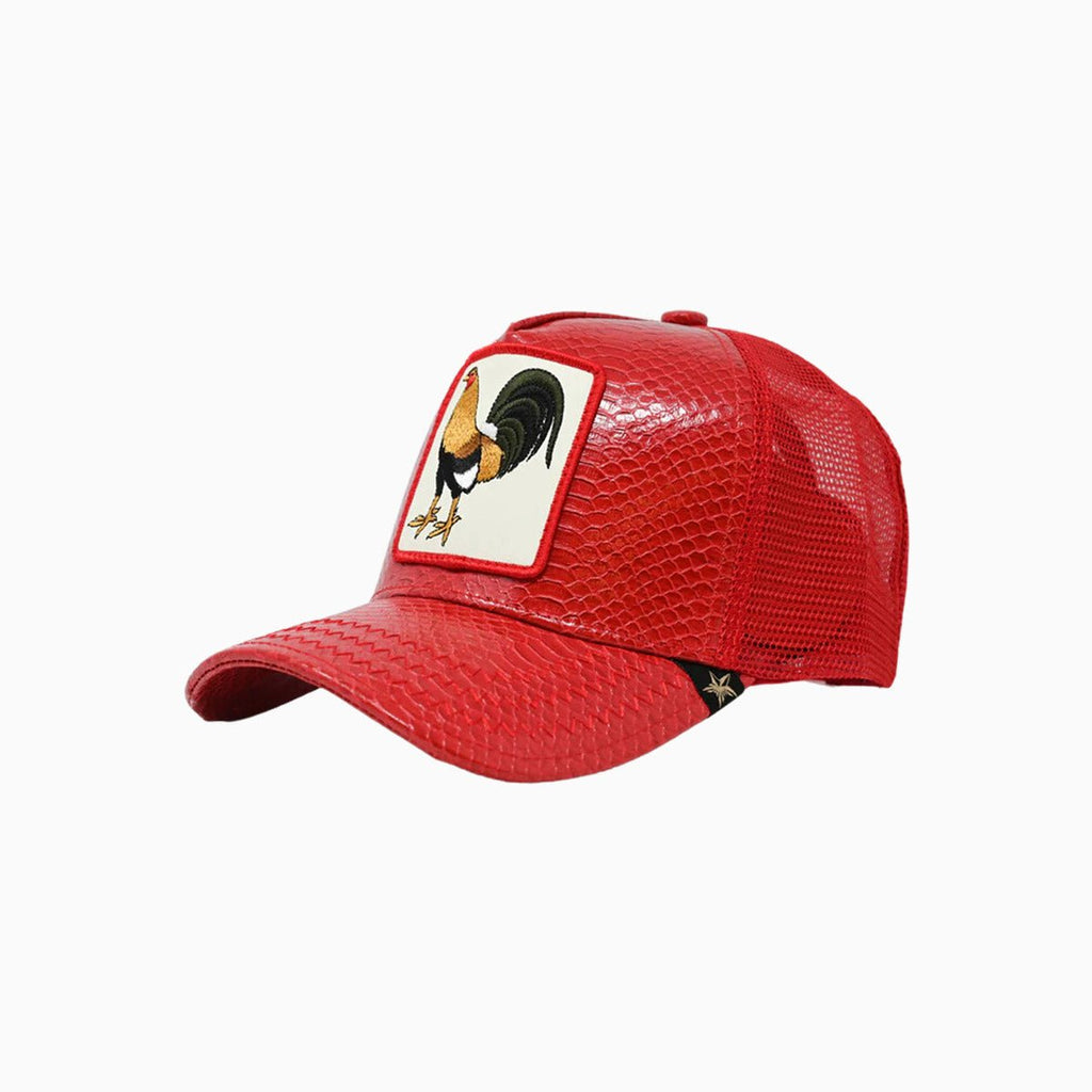 La casquette de routier en cuir Le Coq