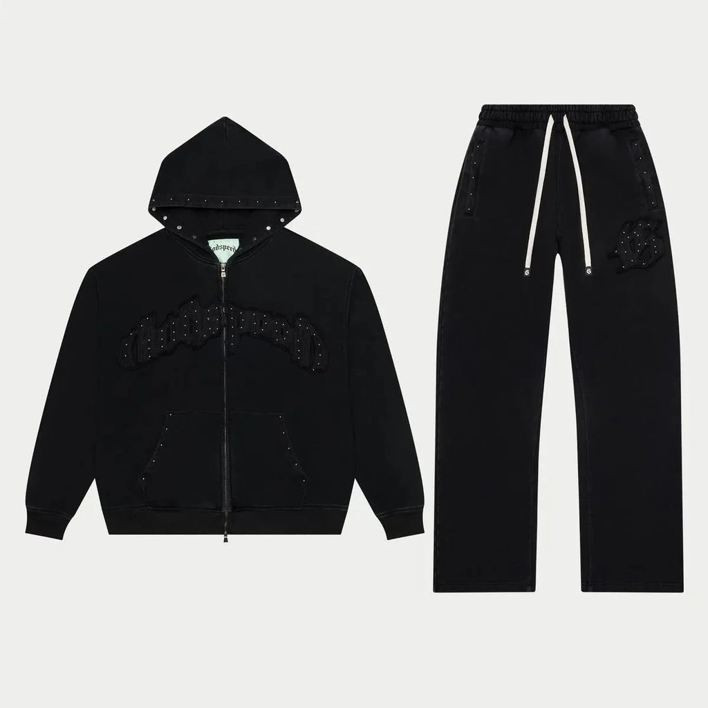 Men's Symmetric Studded Boom 2 Hoodie Set
