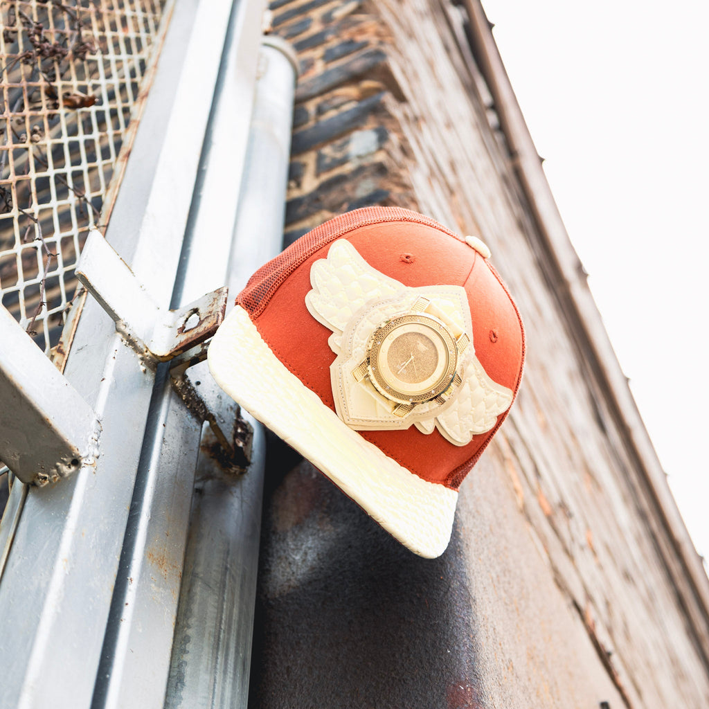 Casquette de camionneur Breyer's Buck 50 en laine avec visière en cuir