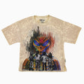 T-shirt court "Bataille d'enfants contre les aliens"