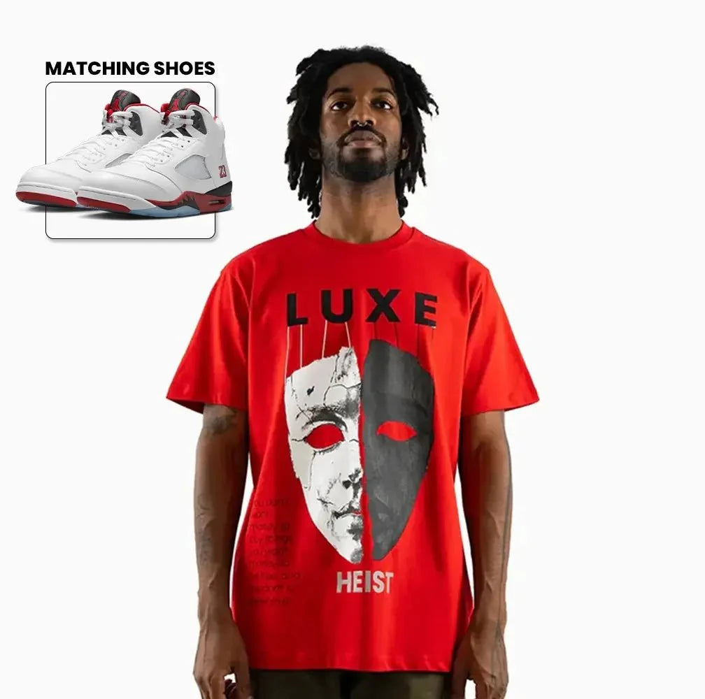 Camiseta de manga corta Hiest estampada para hombre