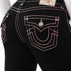 Pantalón vaquero bootcut Becca Super T de tiro medio para mujer
