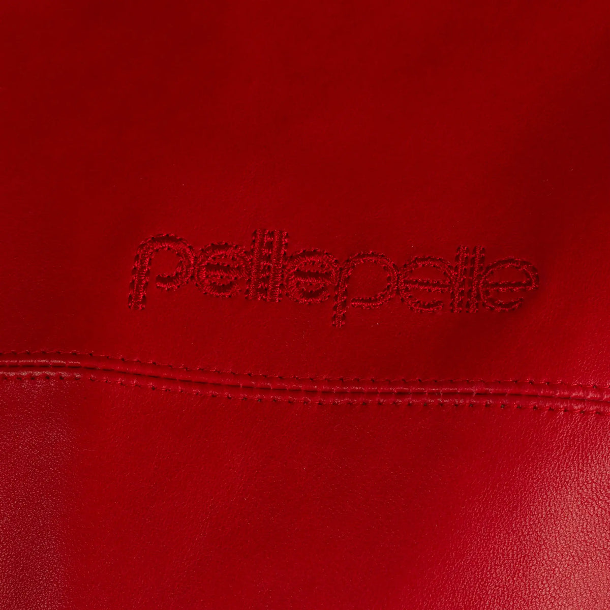 Chaqueta de cuero blusón básica para hombre