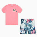 Kid's Paradise Palms T-Shirt and Shorts Outfit