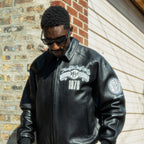Blouson en cuir True To Our Roots pour homme