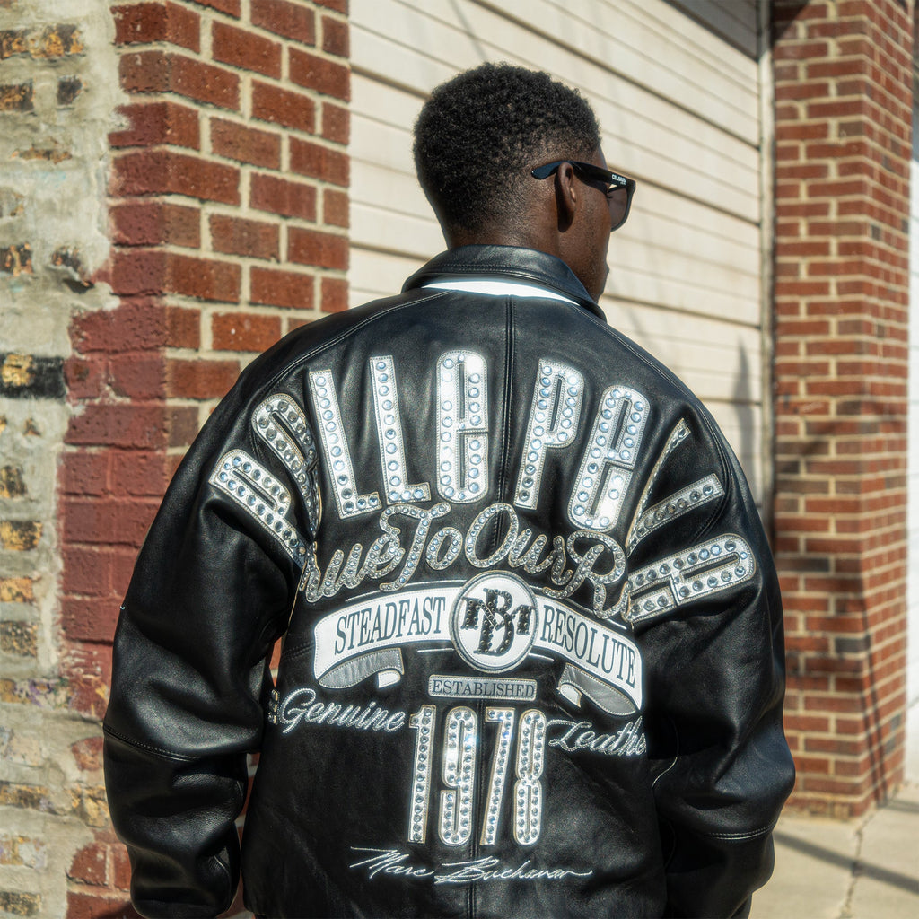 Blouson en cuir True To Our Roots pour homme
