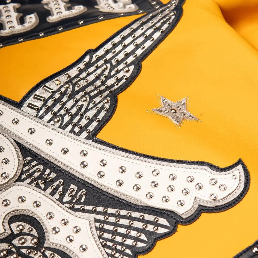 Chaqueta de cuero para hombre World Famous Pelle