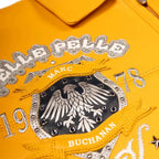 Chaqueta de cuero para hombre World Famous Pelle