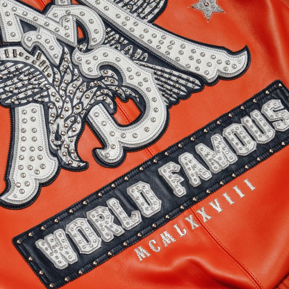 Chaqueta de cuero para hombre World Famous Pelle