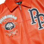 Chaqueta de cuero para hombre World Famous Pelle