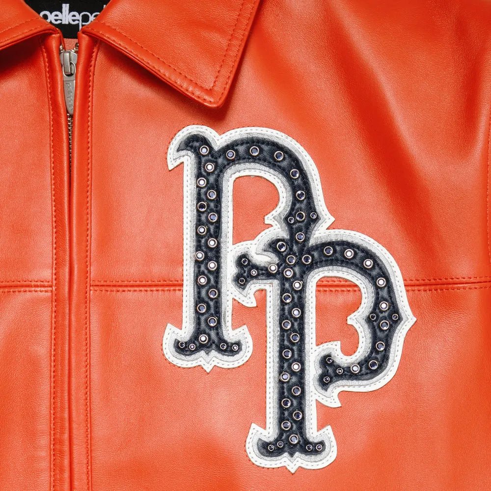 Chaqueta de cuero para hombre World Famous Pelle