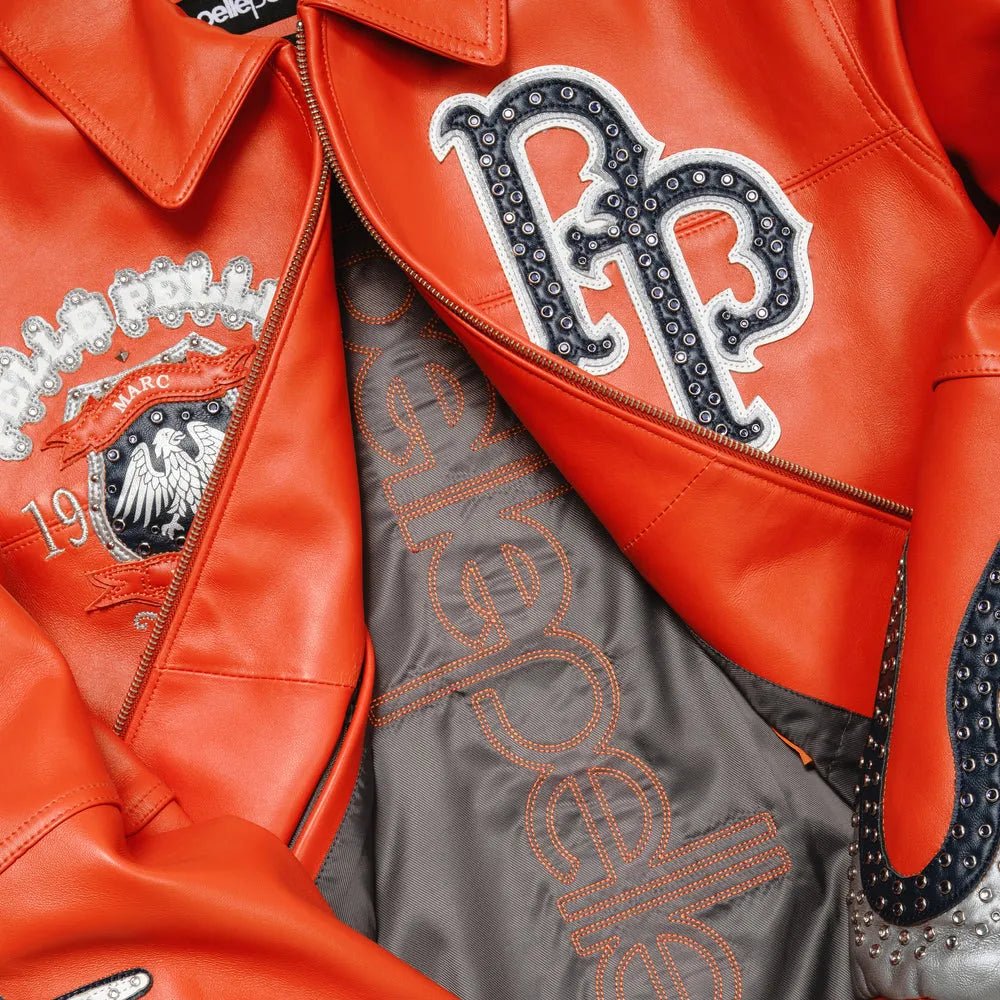 Chaqueta de cuero para hombre World Famous Pelle