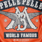 Chaqueta de cuero para hombre World Famous Pelle