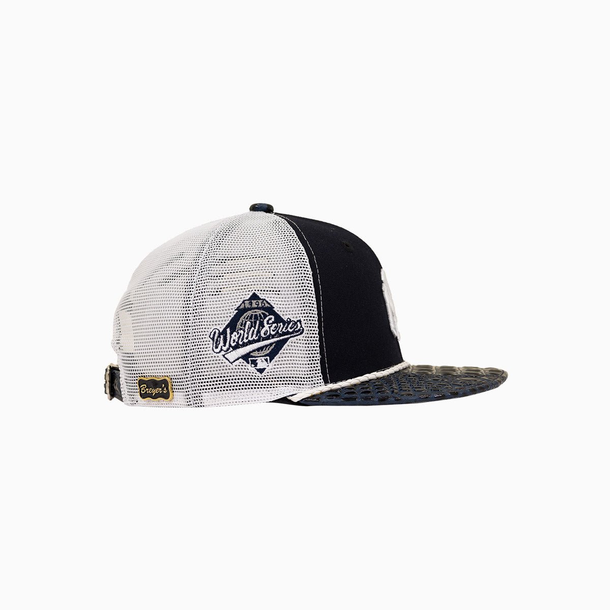 Casquette Trucker New York Yankees Buck 50 par Breyer avec visière en cuir