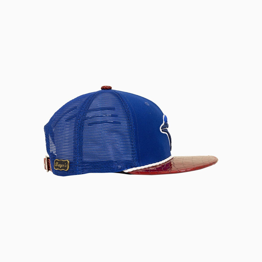 Casquette Trucker 9Fifty MLB Toronto Blue Jays Breyer's Buck 50 avec visière en cuir
