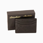 Billetera CC de cuero con monograma para hombre