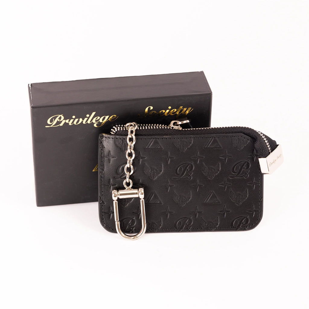 Billetera Llavero de Cuero Monogram para Hombre