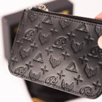 Billetera Llavero de Cuero Monogram para Hombre