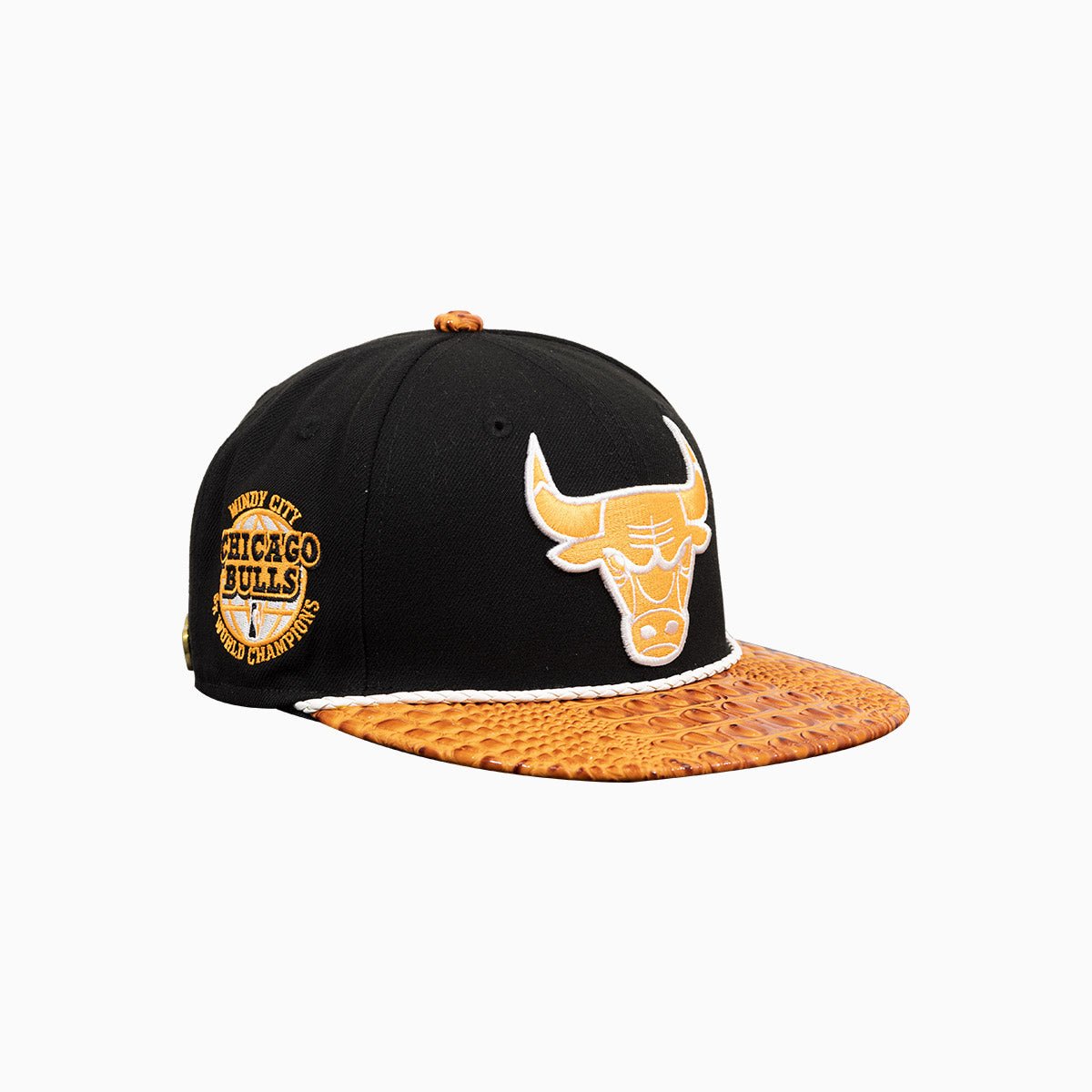 Casquette Breyer's Buck 50 Chicago Bulls avec visière en cuir