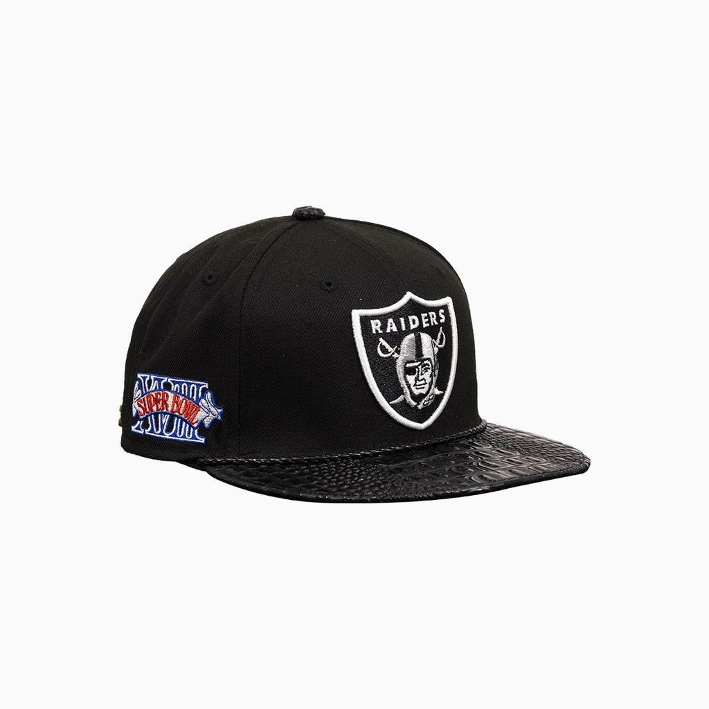 Breyer's Buck 50 Las Vegas Raiders Hat With Leather Visor