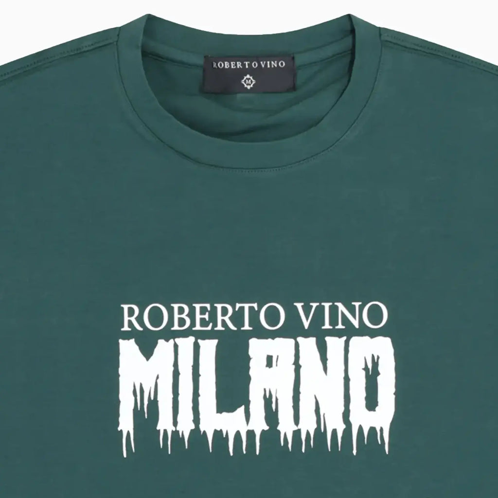 Camiseta de cuello redondo Brave Snake para hombre