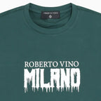 Camiseta de cuello redondo Brave Snake para hombre