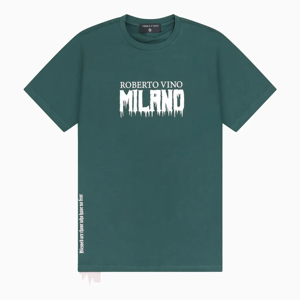 Camiseta de cuello redondo Brave Snake para hombre