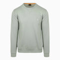 Men's Cotton Terry Sweatshirt with Logo Patch