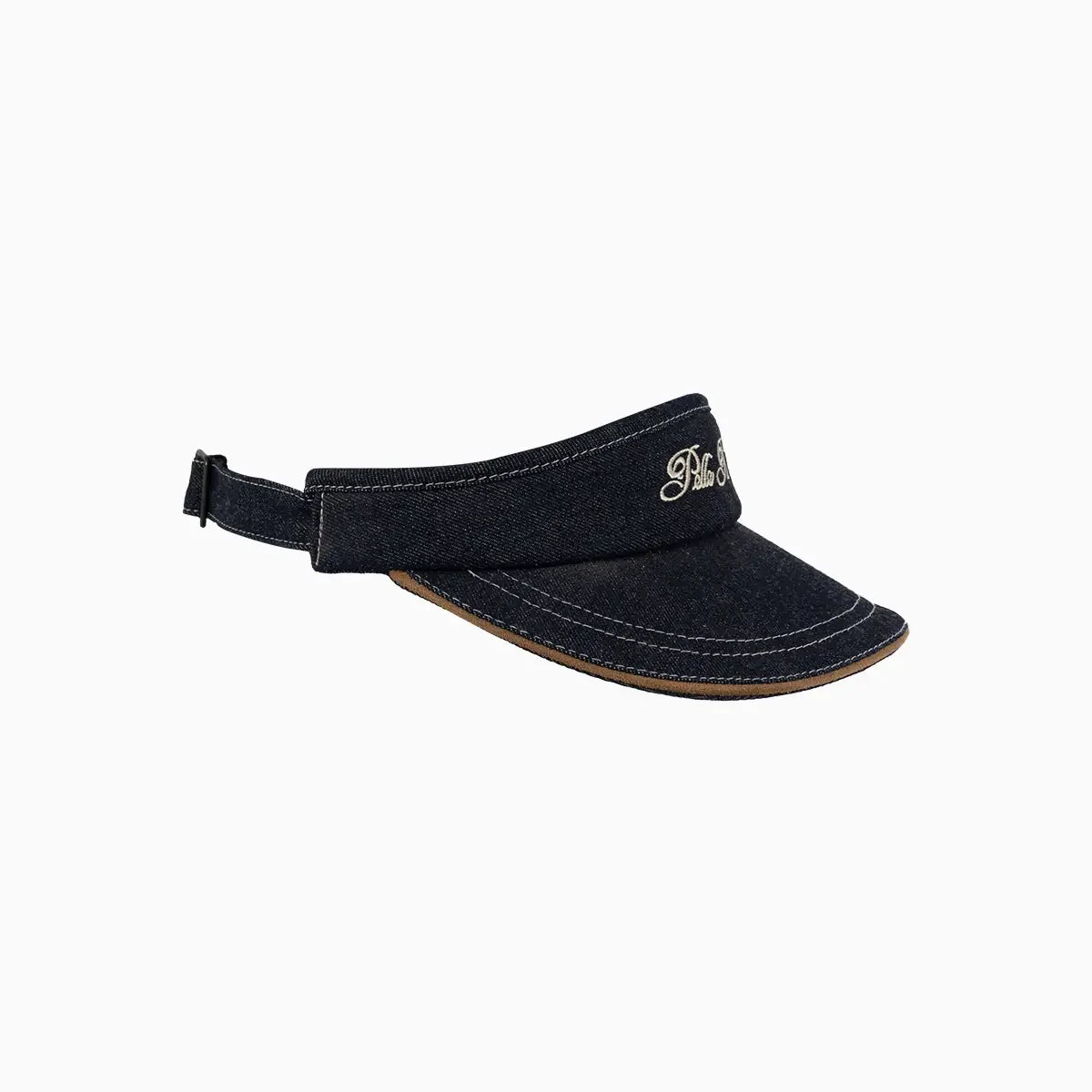 Visera de mezclilla lavada Pelle Pelle