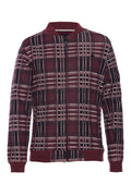 Men's Hank Printed Knit Bomber Jacket