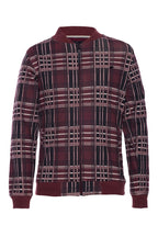 Men's Hank Printed Knit Bomber Jacket