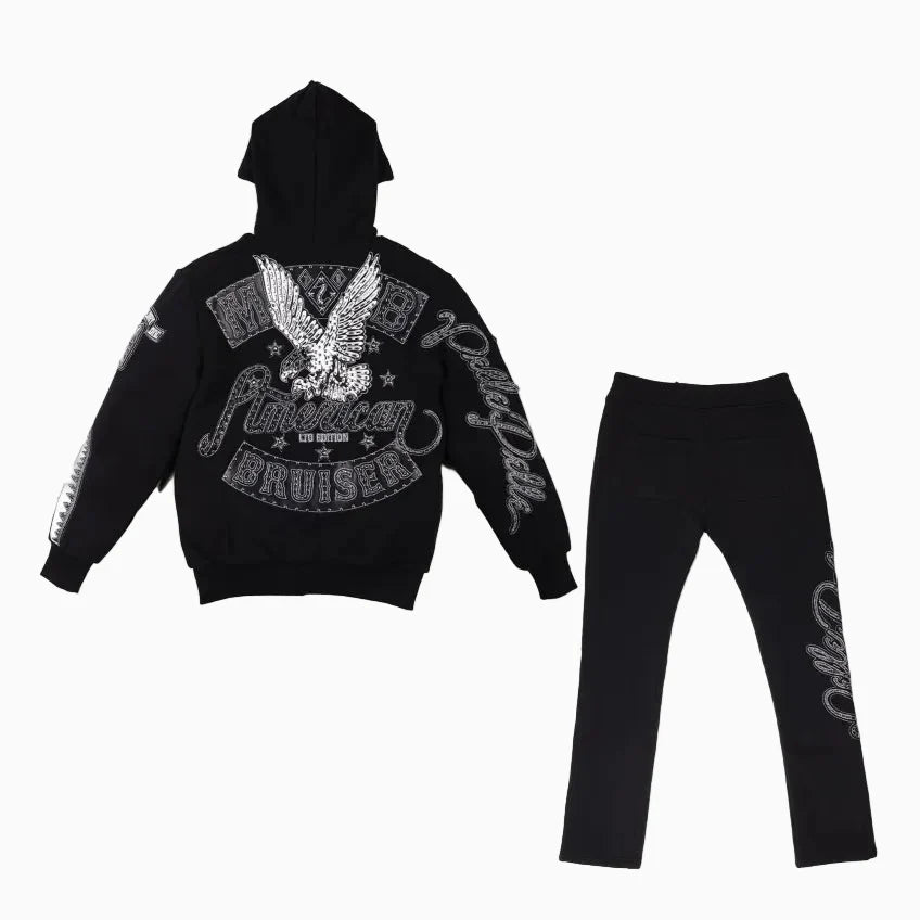 Conjunto de Sudadera con Capucha y Pantalón Deportivo Bruiser para Hombre