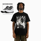 Men's Monochrome Marble Graphic T-Shirt