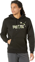 Sudadera con Capucha de Forro Polar con Logotipo Grande Esencial para Hombre