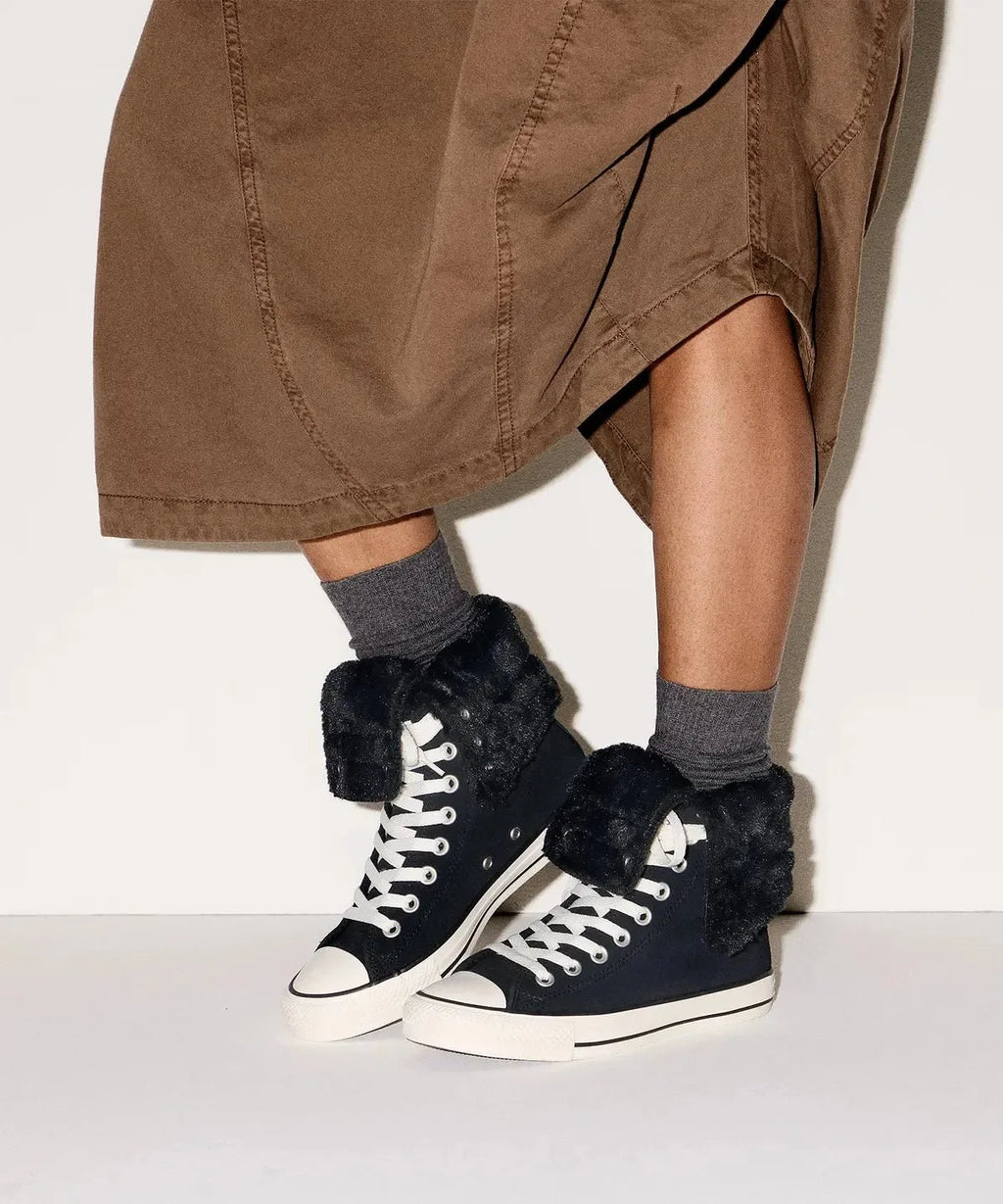 Bottes montantes repliables All Star Fourrure Synthétique pour Femme