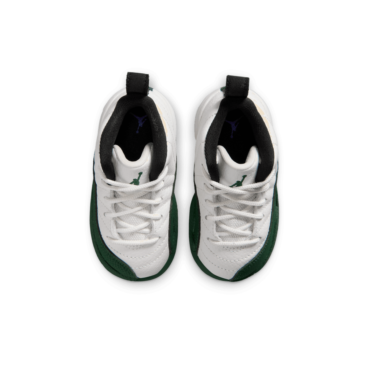 Jordan 12 Retro 'Bucks' para niños pequeños