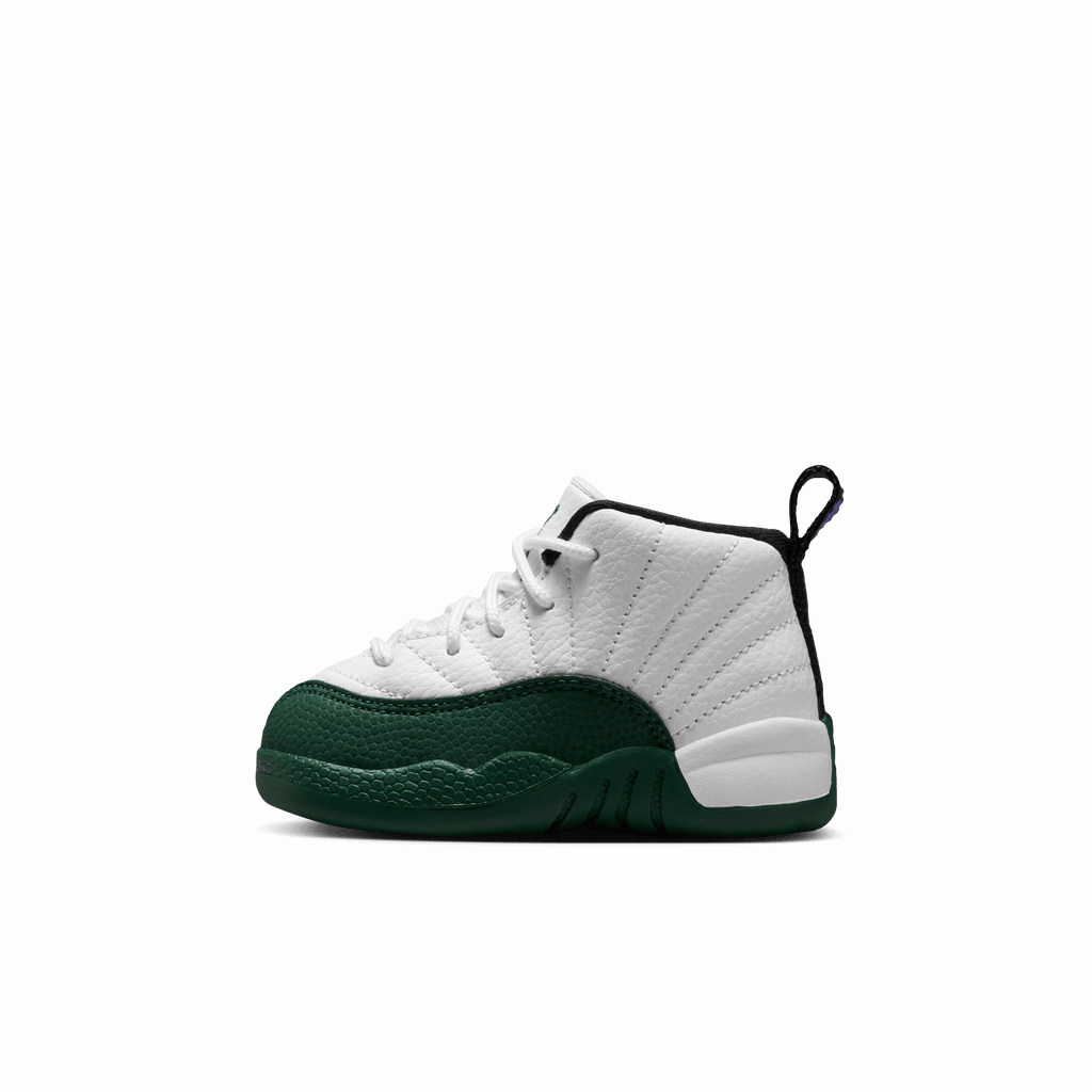 Jordan 12 Retro 'Bucks' para niños pequeños