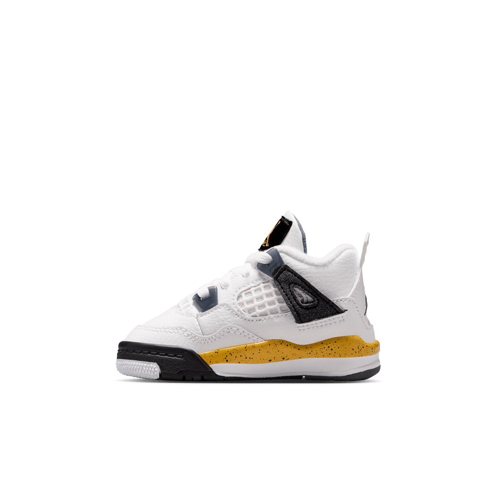 Air Jordan 4 Retro 'Tour Yellow' para niños pequeños