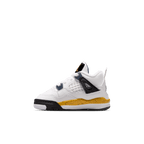 Air Jordan 4 Retro 'Tour Yellow' para niños pequeños