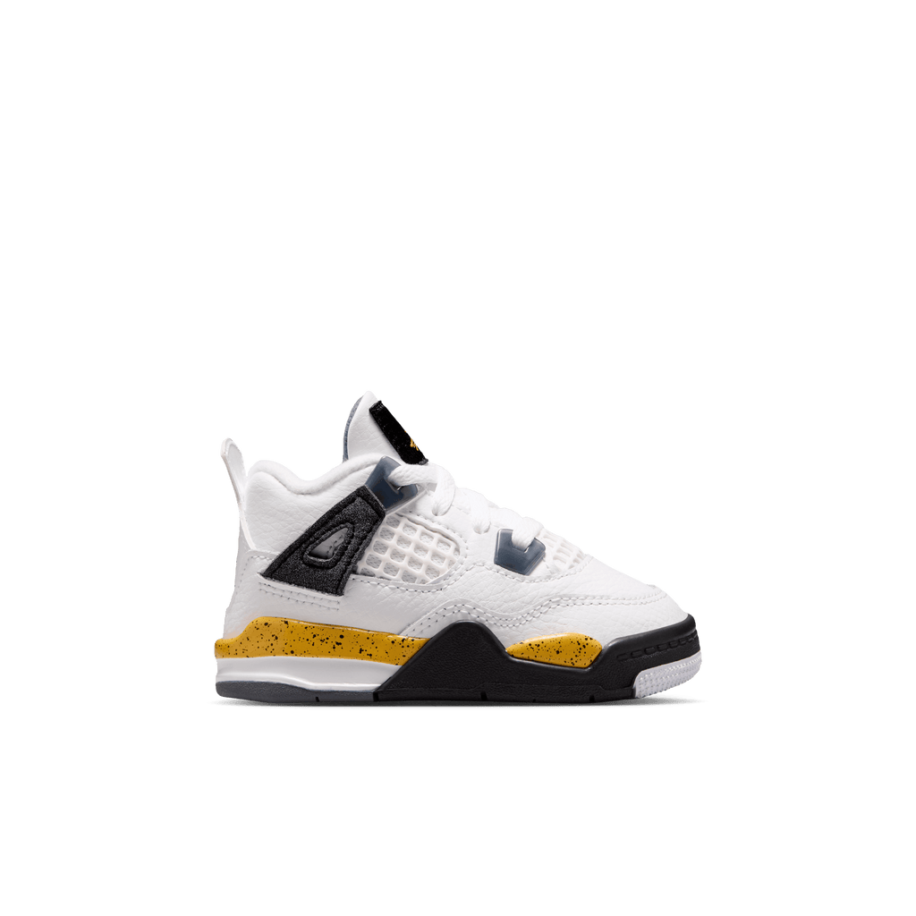 Air Jordan 4 Retro 'Tour Yellow' para niños pequeños