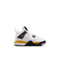 Air Jordan 4 Retro 'Tour Yellow' para niños pequeños
