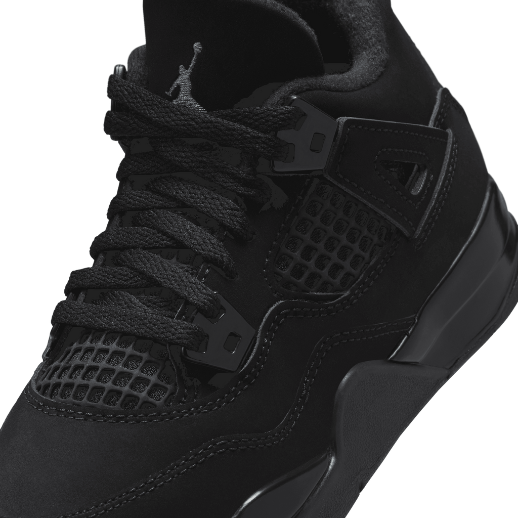 Air Jordan 4 Rétro enfant en bas âge 'Black Cat'