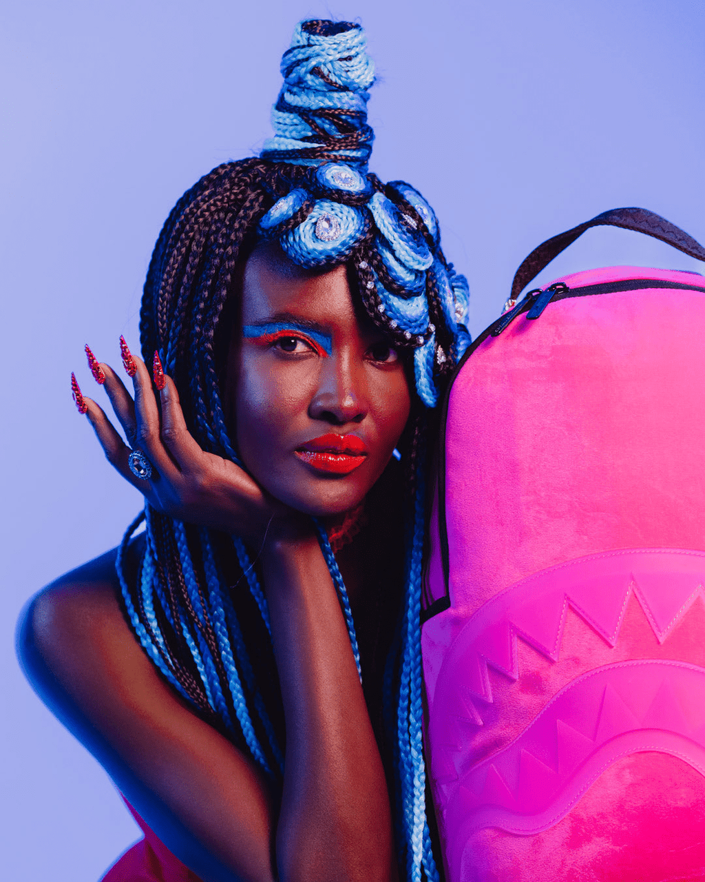 Mochila Shinobi Sharks In Paris (Rosa Intenso)