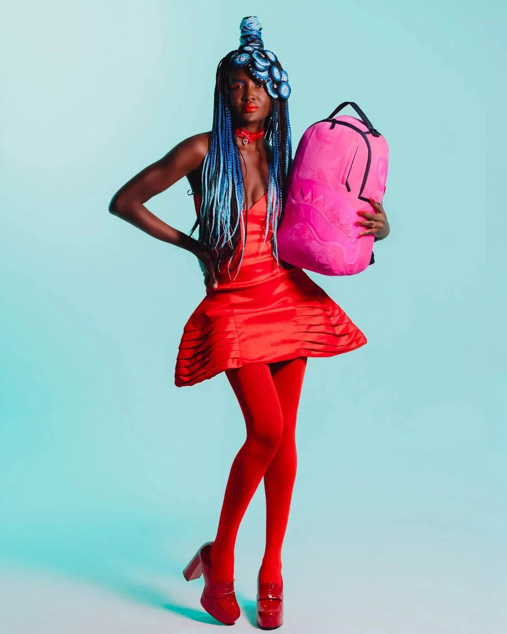 Mochila Shinobi Sharks In Paris (Rosa Intenso)