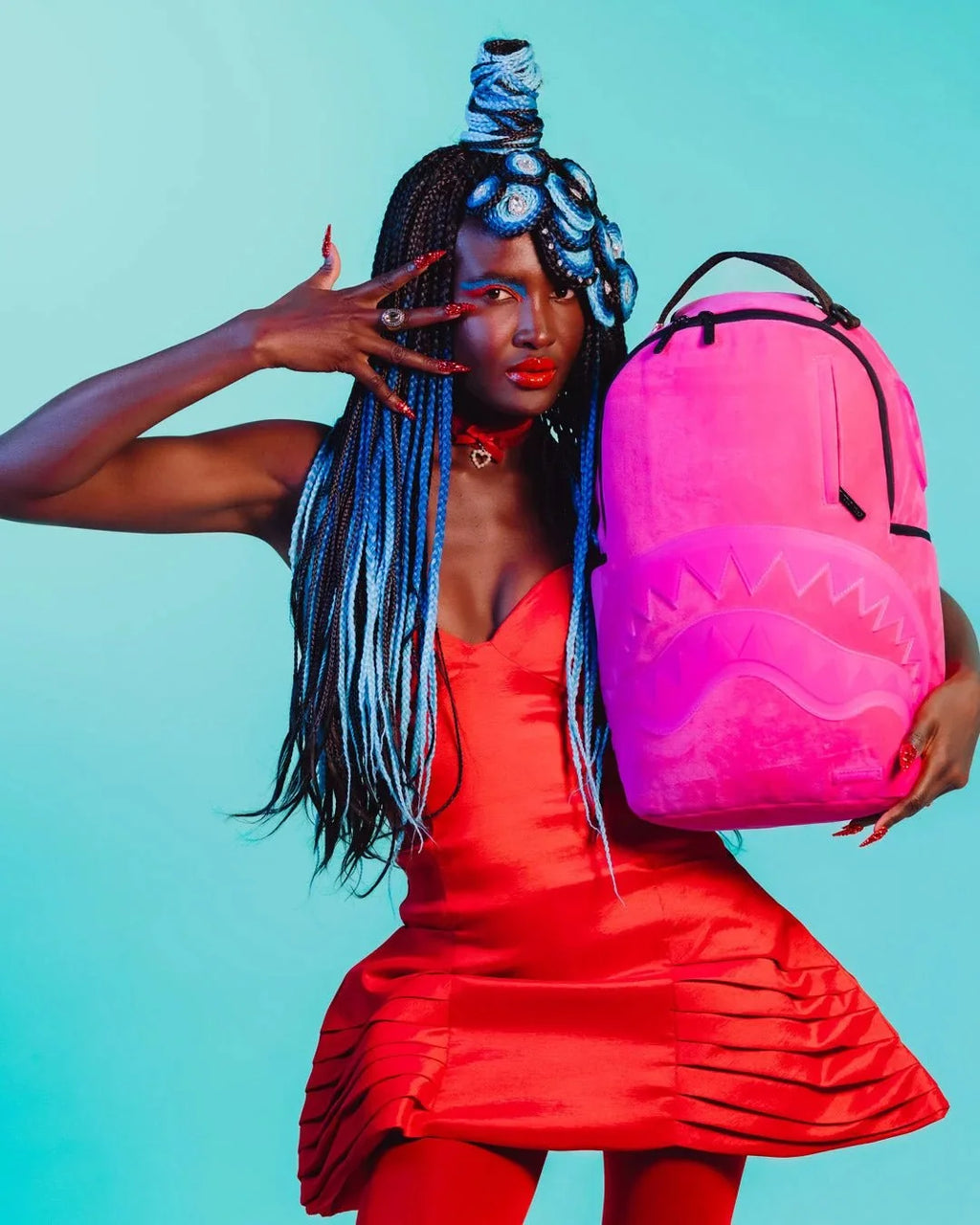 Mochila Shinobi Sharks In Paris (Rosa Intenso)