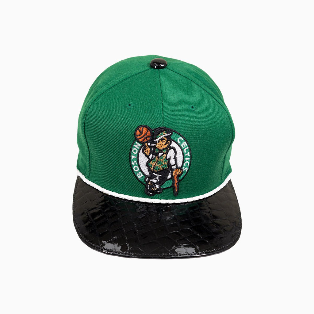Gorra Breyer's Buck 50 Boston Celtics con visera de cuero