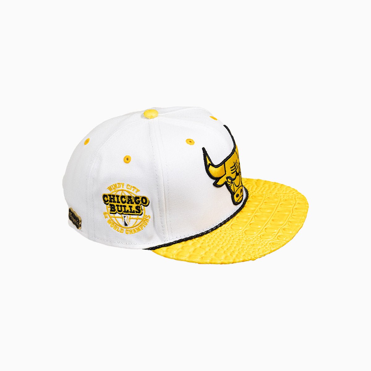 Gorra Breyer's Buck 50 Chicago Bulls con visera de cuero