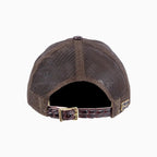 Casquette de camionneur en laine Breyer's Buck 50 avec visière en cuir